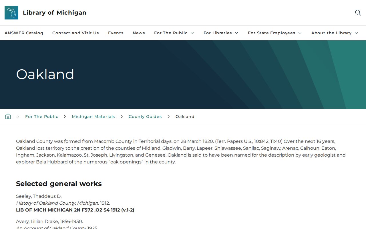 Southfield city directory Oakland County guide at the Library of Michigan
